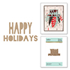 Happy Holidays Glimmer Hot Foil Plate