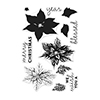 Hero Arts Clear Stamps Color Layering Poinsettia