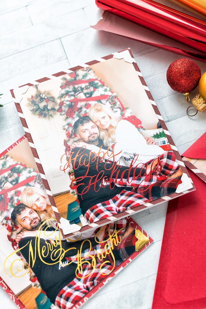 Spellbinders Glimmer | Hot Foiled Holiday Photo Cards. Video