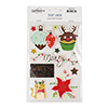 Deer Santa Holiday & Sentiment Stickers 