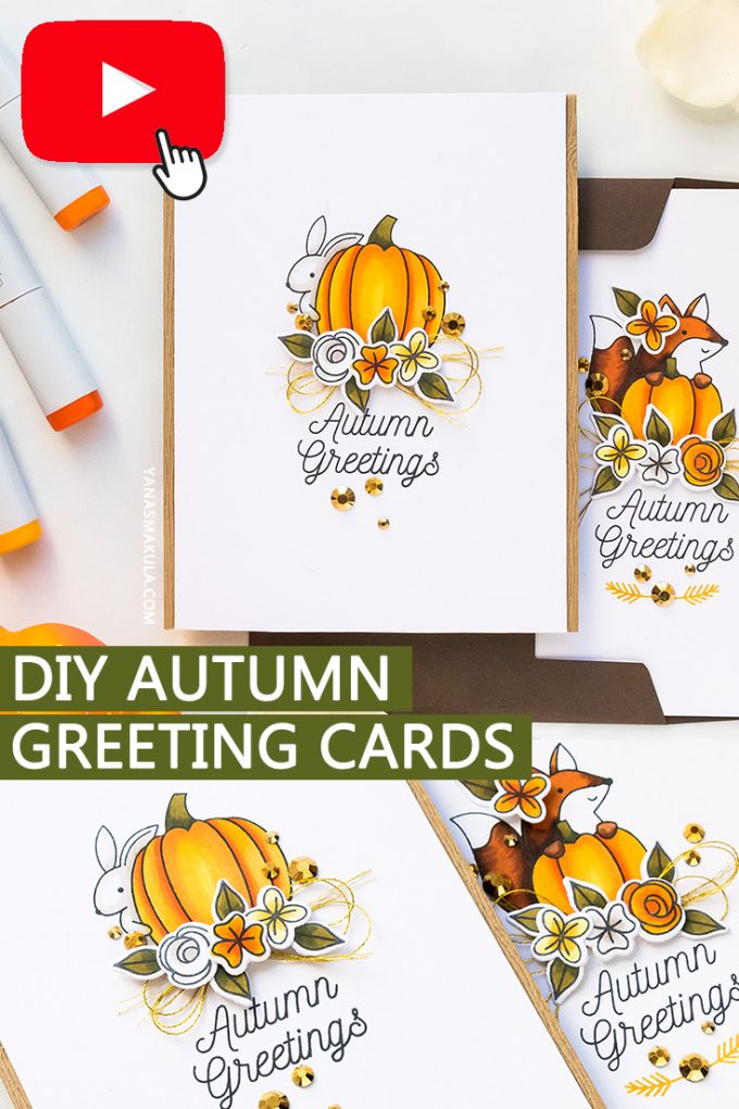 Pretty Pink Posh | Autumn Greeting Cards