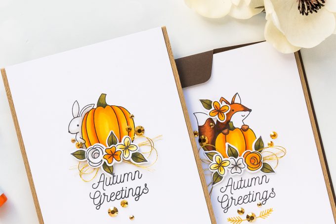 Pretty Pink Posh | Autumn Greeting Cards