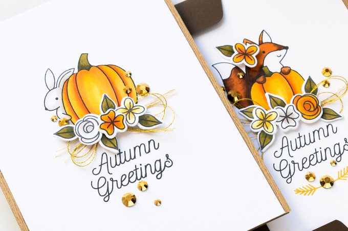 Pretty Pink Posh | Autumn Greeting Cards