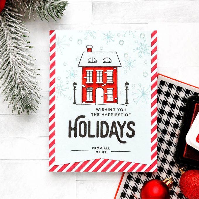 Simon Says Stamp | Happy Holidays Card. Video 