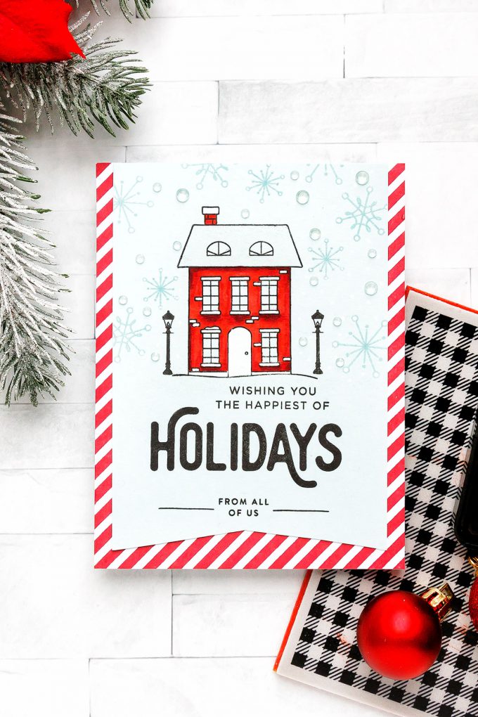 Simon Says Stamp | Happy Holidays Card. Video 