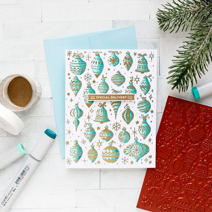 Hero Arts | Stationery Style Holiday Cards. November 2018 My Monthly Hero Kit. Video (Blog Hop + Giveaway)