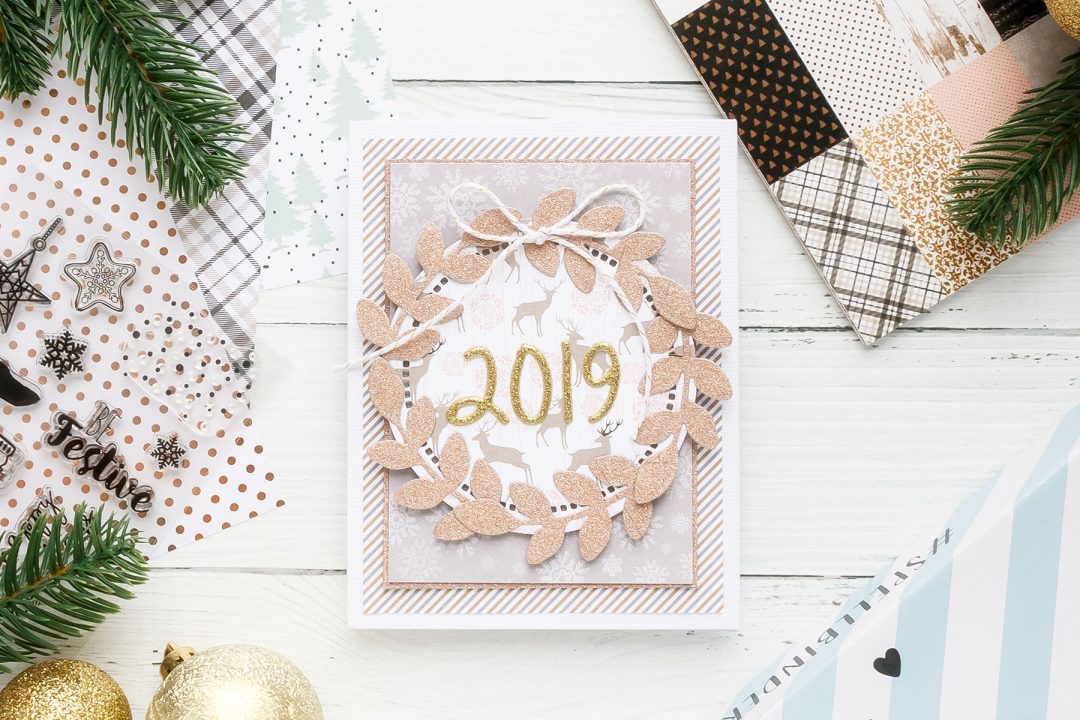 Cardmaking for Beginners | Patterned Paper Cards with Spellbinders December Club Kit Extras