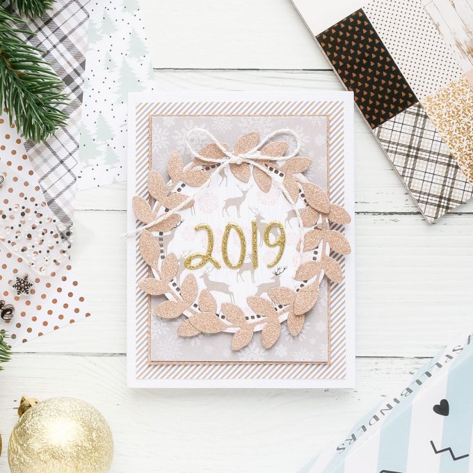 Spellbinders | Patterned Paper Cards with December Club Kit Extras