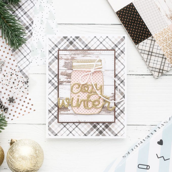 Spellbinders | Patterned Paper Cards with December Club Kit Extras