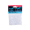 Darice Pom Poms White 115910 100 Pack