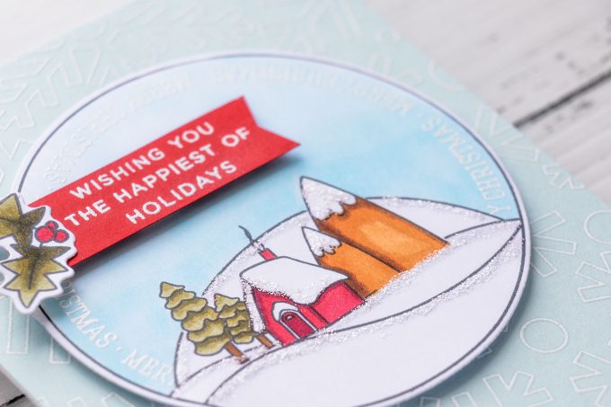 Simon Says Stamp | Happy Holidays Christmas Card by Yana Smakula