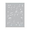 Hero Arts DI621 Dancing Music Notes Confetti Die (F)