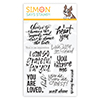 Simon Says Clear Stamps Uplifting Sentiments