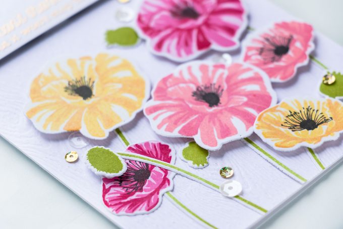 Hero Arts | How to Layer Color Layering Poppy (& Mistakes in Cardmaking). Video tutorial by Yana Smakula. Poppy Greeting Cards