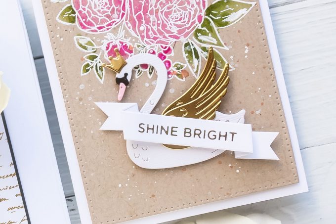 Spellbinders | Die Cut Swan Cards with Watercolor Florals. Video