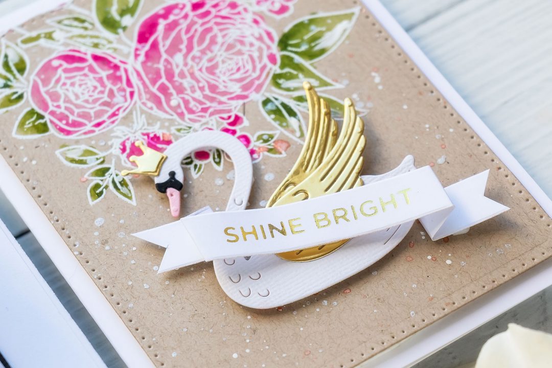 Spellbinders | Die Cut Swan Cards with Watercolor Florals. Video