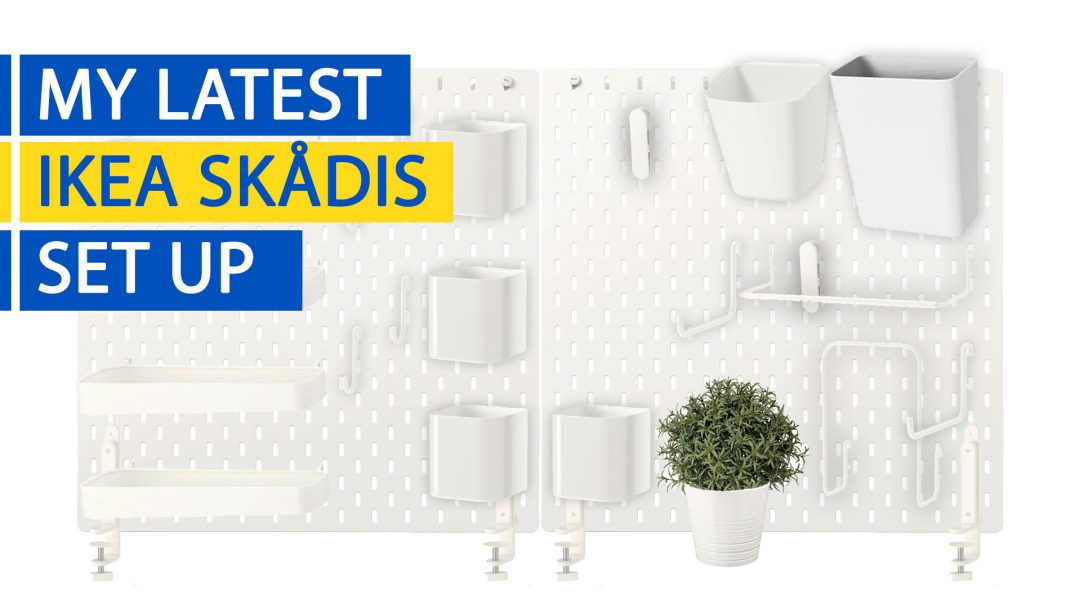 My Latest IKEA SKÅDIS Pegboard Set Up - VIDEO!
