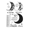 Hero Arts Clear Stamps Color Layering Sleepy Moon