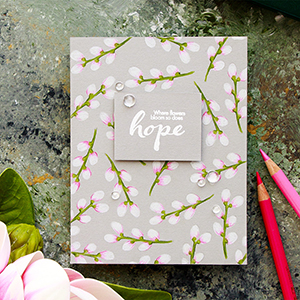 Simon Says Stamp | Where Flowers Bloom – So Does Hope. Polychromos Coloring