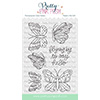 Pretty Pink Posh Beautiful Butterflies Clear Stamps