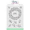 Pretty Pink Posh Spring Wreath Clear Stamps