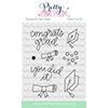 Pretty Pink Posh Congrats Grad Stamp Set