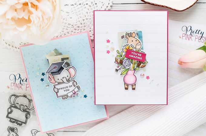 How to Money Holder Cards without Specialty Supplies | Pretty Pink Posh | Video tutorial by Yana Smakula