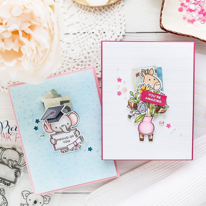 How to Money Holder Cards without Specialty Supplies | Pretty Pink Posh | Video tutorial by Yana Smakula