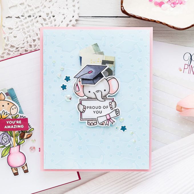 How to Money Holder Cards without Specialty Supplies | Pretty Pink Posh | Video tutorial by Yana Smakula