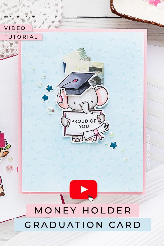 How to Money Holder Cards without Specialty Supplies | Pretty Pink Posh | Video tutorial by Yana Smakula