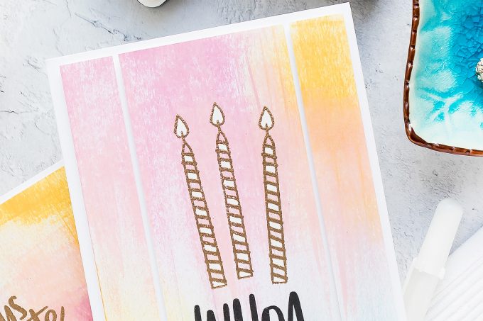 Abstract Backgrounds Made Easy for Handmade Birthday Greeting Cards | Simon Says Stamp | Video tutorial