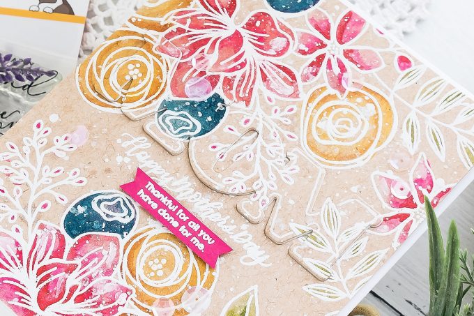 Watercolor Mother's Day Card | Simon Says Stamp | Video tutorial by Yana Smakula