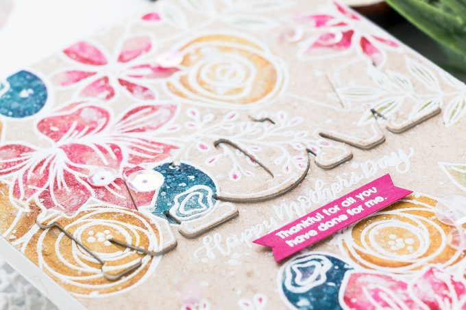 Watercolor Mother's Day Card | Simon Says Stamp | Video tutorial by Yana Smakula