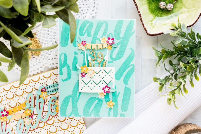 Die-cut Birthday Card Ideas | Spellbinders Large Die of the Month | Video