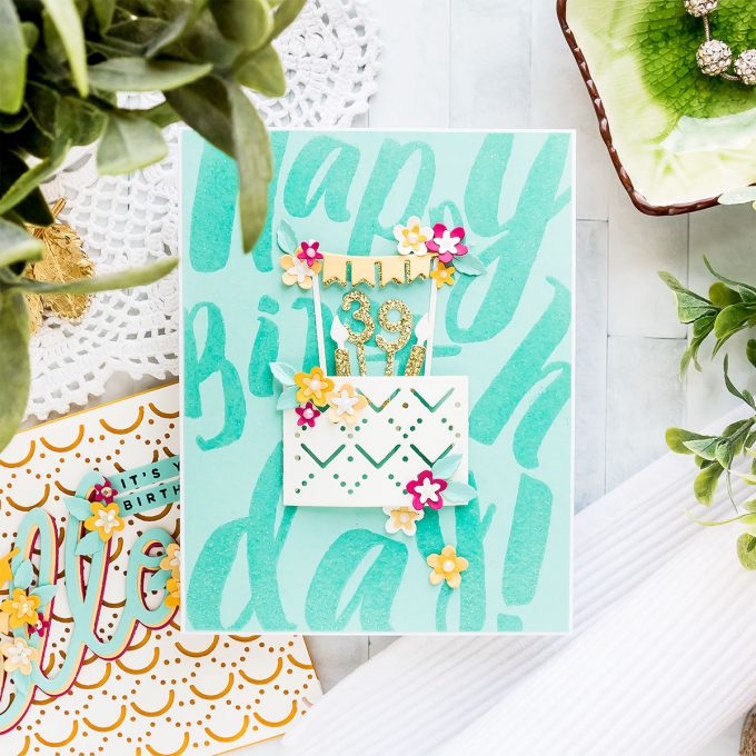 Die-cut Birthday Card Ideas | Spellbinders Large Die of the Month | Video