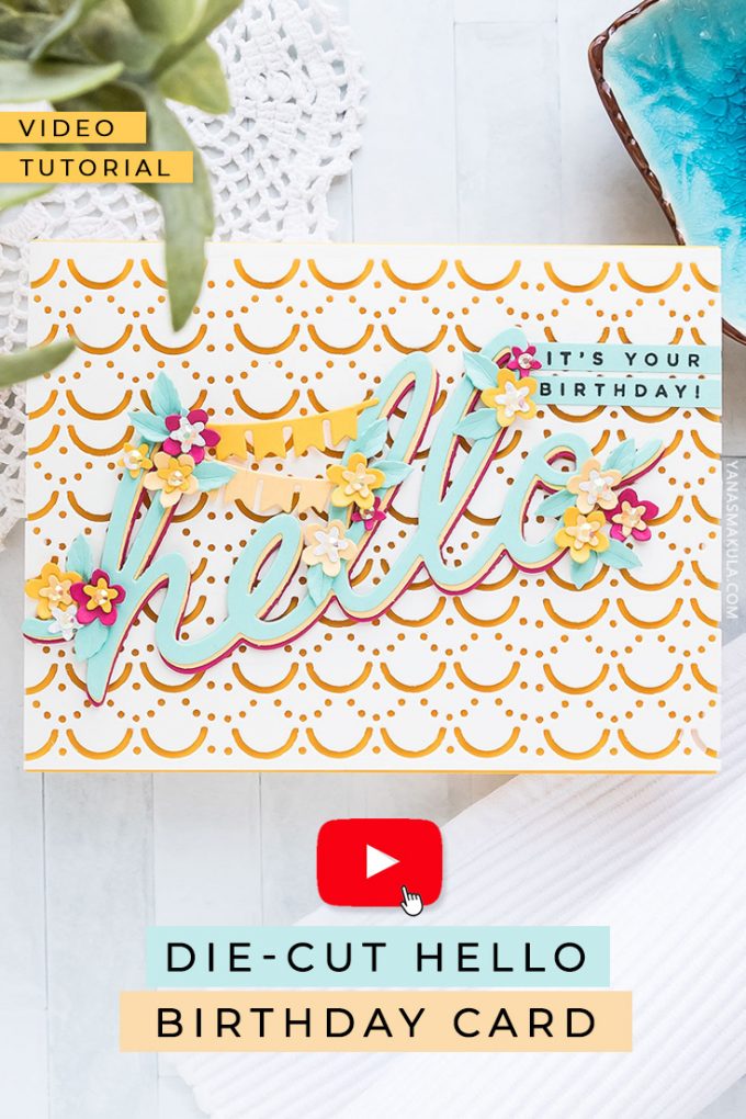 Die-cut Birthday Card Ideas | Spellbinders Large Die of the Month | Video