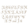 Spellbinders Copperplate Majuscules Glimmer Hot Foil Plate 