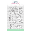 Pretty Pink Posh Tropical Birds Clear Stamps