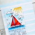 Simon Says Stamp | More Nautical Encouragement Cards - We cannot direct the wind but we can adjust the sails