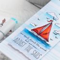 Simon Says Stamp | More Nautical Encouragement Cards - We cannot direct the wind but we can adjust the sails