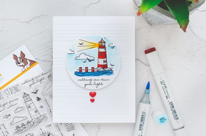 Simon Says Stamp | Rest & Refresh Release - Nothing Can Dim Your Light Handmade Encouragement Card