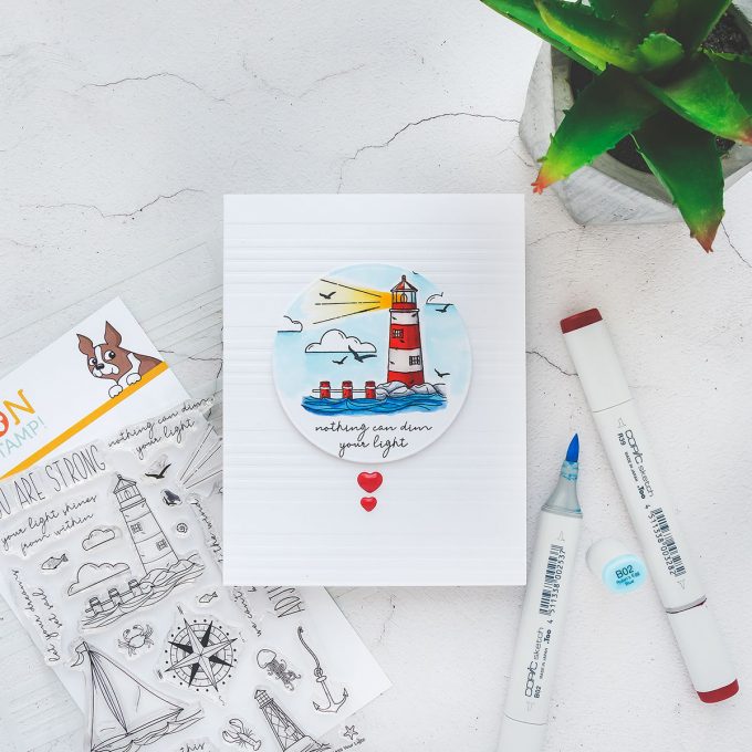 Simon Says Stamp | Rest & Refresh Release - Nothing Can Dim Your Light Handmade Encouragement Card 