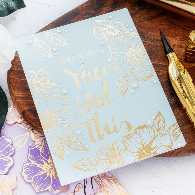 Glimmer Hot Foil Stamping Tips | Video Tutorial by Yana Smakula. Learn how to hot foil like a PRO!