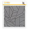 Simon Says Cling Stamp Stripe Jumble Background