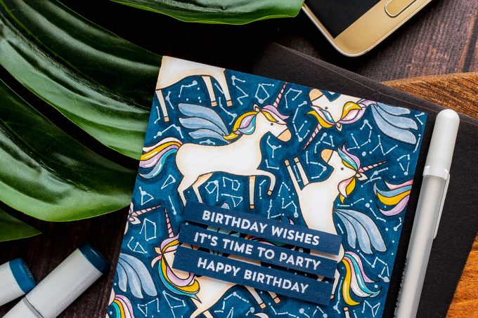 My Favorite Things | Galaxies & Unicorns Birthday Card. Video