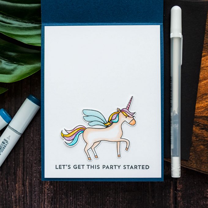 My Favorite Things | Galaxies & Unicorns Birthday Card. Video