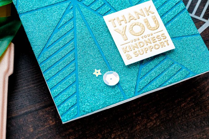 Simon Says Stamp | Kindness & Support Card with Glimmer Paste