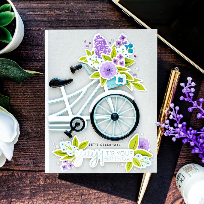 Cardmaking with Spellbinders July Large Die Of the Month - Bicycle Cards | Video + Giveaways