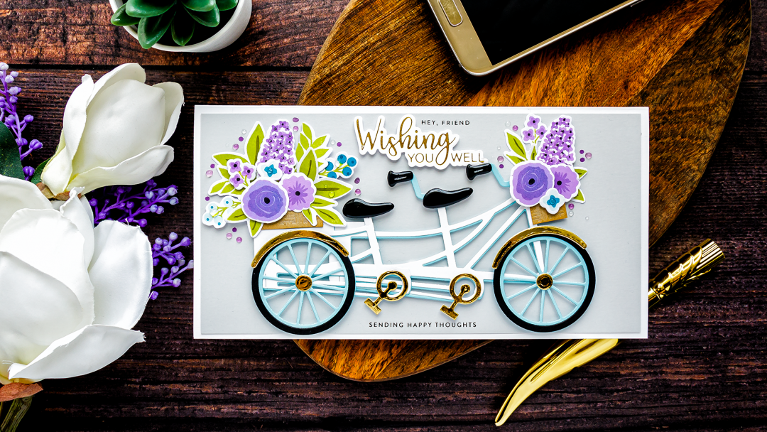 Cardmaking with Spellbinders July Large Die Of the Month - Bicycle Cards | Video + Giveaways