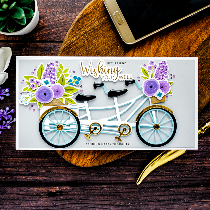 Cardmaking with Spellbinders July Large Die Of the Month - Bicycle Cards | Video + Giveaways